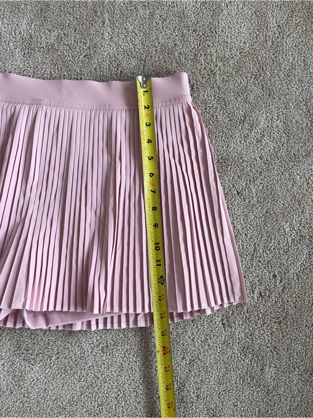Lululemon Varsity High-Rise Pleated Tennis Skirt Pink Haze size 14 - Picture 9 of 15